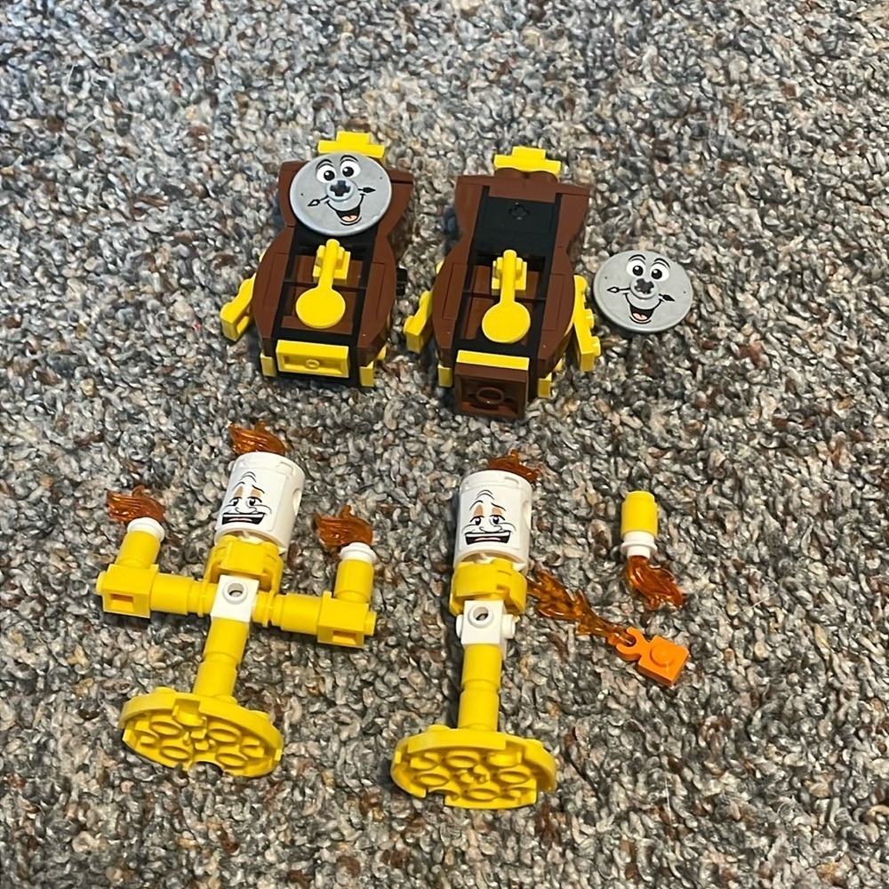 Lego Minifigure Beauty and the Beast lot incomplete